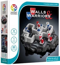 Smart Games Strategiespiel Walls & Warriors - Denkspiel für Kinder