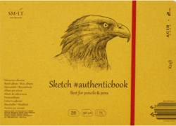 SMLT Skizzenbuch Kraftpapier Album 24,5x17,6 cm 90gr 24 Blatt