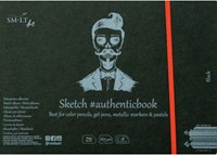 SMLT SMLT Album Sketch 24,5 x 17,6 cm 165 g 18 Blatt Schwarz