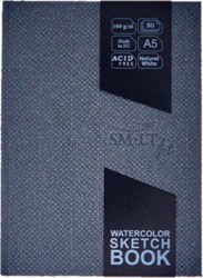 SMLT Skizzenbuch Aquarell Hardcover A5 160gr FSC 80 Blatt Papier