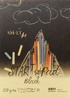 SMLT SMLT Starter Block Drawing A5 120gr 20 Blatt Schwarz