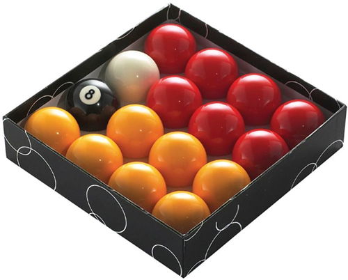 Powerglide Pool Ball Red/Yellow -  - 1 7/8"