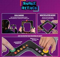 Lehrreiches Spiel Snake Attack mehrfarbig Karton für Kinder-3