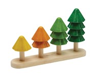 PlanToys Holzspielzeug Bäume sortieren & zählen