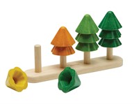 PlanToys Holzspielzeug Bäume sortieren & zählen-2