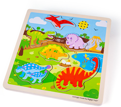 Bigjigs Klangpuzzle Dinosaurier