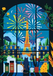 Hachette Puzzle Sous le Ciel de Paris - 500 Teile Puzzle