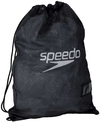 Speedo Equipment Mesh Wet Kit Bag - Black -