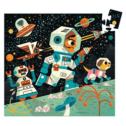 Djeco Puzzle Raumstation - 54 Teile FSC Karton Kinderpuzzle