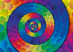 Yazz Puzzle Spiral Balls - bunte Puzzle 1000 Teile