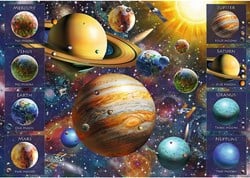 Trefl Puzzle - Sonnensystem Puzzle - 1040 Teile - Lernspielzeug