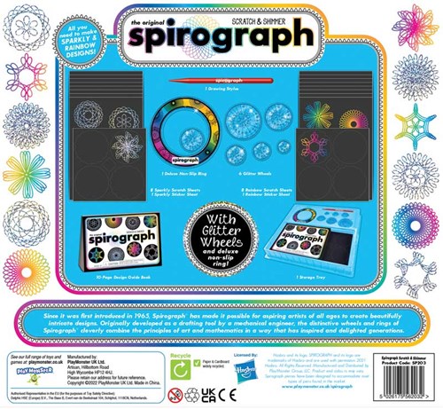 SPIROGRAPH SCRATCH AND SHIMMER-3