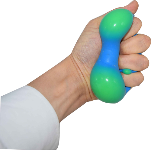 Sensory Toys Squeeze Stress Ball - Green/Blue -