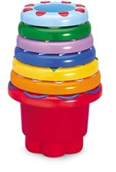 Tolo Classic Toy Stacking Cups Regenbogen - 7 Stück