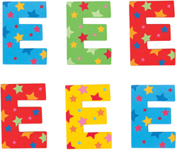 Bigjigs Star Buchstabe - E (6)