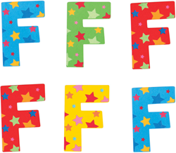 Bigjigs Stern Buchstabe F (6)