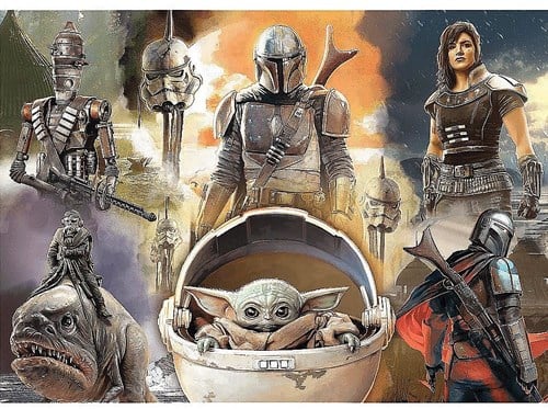 Trefl Star Wars Puzzle - The Mandalorian - 200 Teile - Kinderpuzzle