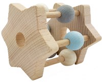 Hess Holz Greifling Sternform blau Babyspielzeug Motorik-2
