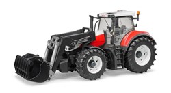 Bruder Traktor Steyr 6300 Terrus CVT Spielzeug mit Anhänger - Maßstab 1:16