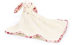 Jellycat Schmusetuch Blossom Cream Bunny Berry für Babys