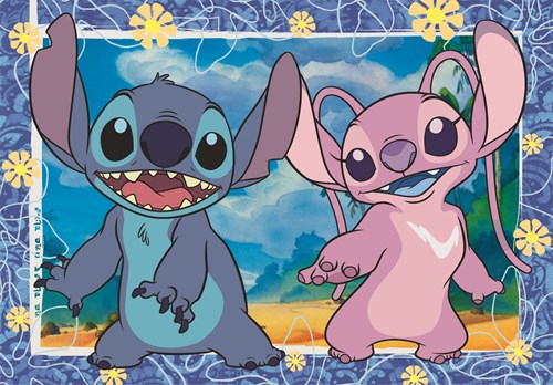 Clementoni Puzzle Stitch - Disney Kinderpuzzle 104 Teile Karton