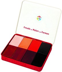 Stockmar Farben der Welt Wachsmalblöcke Set - 8 Farben im Metallkasten