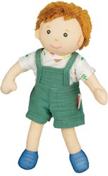 Heless Stoffpuppe Fred 22cm - weiche Kuschelpuppe Spielzeug