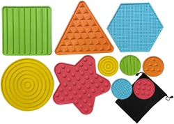 Sensory Toys Textured Pads Memory Game - Multi -