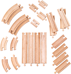 Bigjigs Schienen-Set gerade und gebogen