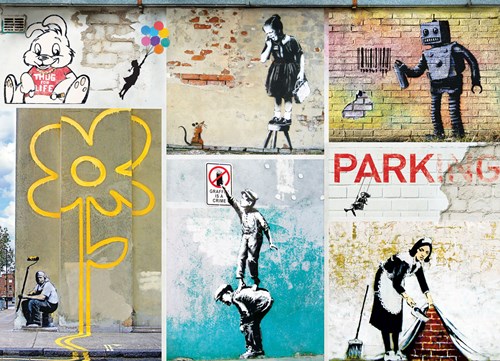 Eurographics Street Art - Banksy -  Teile