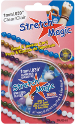 Stretch Magic elastik transparent 1 mm 5 Meter Schmuck basteln