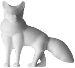 Hobbygroep Styropor Fuchs Bastelfigur Multicolor Dekoration