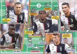 Clementoni Puzzle Juventus Supercolor - 104 Teile Fußballspiel