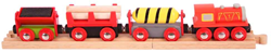 Bigjigs Holz Güterzug - Spielzeugeisenbahn für Kinder