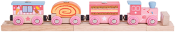 BigJigs Holzeisenbahn Sweetland Express - bunte Spielzeuglokomotive