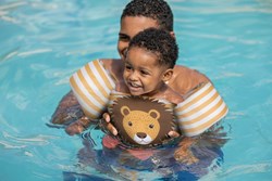 Swim Essentials Brassards-Ceinture 2-6 Ans - Fleur Lila