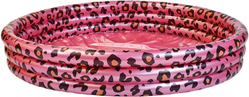 Swim Essentials Kinderpool Leopard Print rosa-gold 150 cm aufblasbar