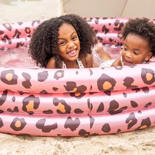 Swim Essentials Kinderbecken rosa Panther Druck 3 Ringe - 150 cm-2