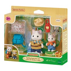 Sylvanian Families Duo avonturiers- latte kat broer en baby