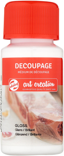 Royal Talens TAC Decoupage-Kleber, Lack, glänzend, 50 ml, transparent