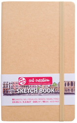 Talens Skizzenbuch Kraft 13x21 cm 140 g 80 Blatt – Kreatives Papier