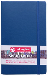 Royal Talens TAC Skizzenbuch 13x21 cm 140 g 80 Blatt Marineblau