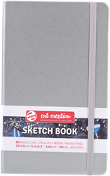 Talens Skizzenbuch Silber 13x21 cm 140g 80 Blatt zum Zeichnen