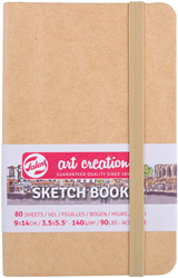 Talens Skizzenbuch Kraft 9x14 cm Hardcover 140 g 80 Blatt Zeichnen