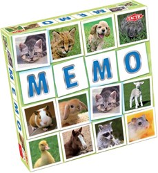 Tactic Tiere Babys Memo - Lernspiel für Kinder mit Tiermotiven