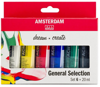 Royal Talens Talens Amsterdam Acryl-Set 6x20 ml