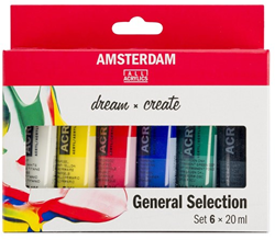 Royal Talens Talens Amsterdam Acryl-Set 6x20 ml