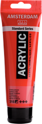 Royal Talens Acrylfarbe 120 ml Pyrrolrot - Amsterdam Künstlerfarbe