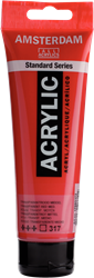 Royal Talens Talens Amsterdam Acrylfarbe 120 ml 317 – Transparente rote Mitte