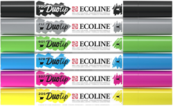 Royal Talens Talens Ecoline Duotip Marker Set Basic 6-teilig